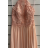 Šaty dlouhé elegantní společenské na ramínka dámské (S/M ONE SIZE) ITALSKÁ MÓDA FMPRP23DF8629