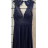 Šaty dlouhé elegantní společenské na ramínka dámské (S/M ONE SIZE) ITALSKÁ MÓDA FMPRP23DF8757