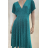 Šaty krátký rukáv dámské (S/M ONE SIZE) ITALSKÁ MÓDA FMPRP2333263