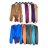 Body blúzka dlhý rukáv dámske (S/M ONE SIZE) TALIANSKA MÓDA IMPBB22B10765/DU červená S/M