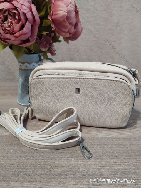 Kabelka crossbody dámská (12x22cm) TESSRA KABELKY TES235412-BB/DU ONE SIZE béžová