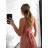 Šaty dlhé spoločenské elegantné plesové dámske (S/M ONE SIZE) TALIANSKA MÓDA IMM22Q52232/DUR smaragdová S/M/L
