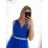 Šaty dlhé spoločenské elegantné plesové dámske (S/M ONE SIZE) TALIANSKA MÓDA IMM22Q52232/DUR smaragdová S/M/L