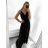 Šaty společenské dlouhé elegatní dámské (S/M ONE SIZE) ITALSKÁ MÓDA IM923SILVIA/DU S/M červená