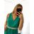 Šaty dlhé na ramienka spoločenské elegantné plesové s opaskom dámske (S/M ONE SIZE) TALIANSKA MÓDA IMM22Q52228/DR čierna