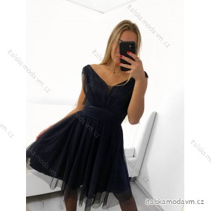 Šaty společenské elegantní dámské (S/M ONE SIZE) ITALSKá MODA IMS23RIMINNI/DU