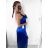 Šaty dlhý rukáv dámske (S/M ONE SIZE) TALIANSKA MÓDA IMPBB23A116211/DU S/M čierna