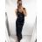 Šaty dlhé elegantné bez rukávov dámske (S/M ONE SIZE) TALIANSKA MÓDA IMPBB23b22861