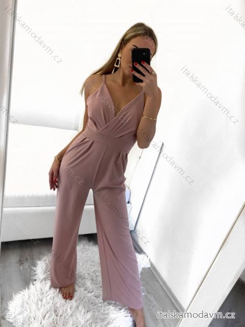 Overal spoločenský na ramienka dámske (S/M ONE SIZE) TALIANSKA MÓDA IMPSH232303