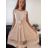 Šaty elegantní letní bez rukávu dámské (S/M/L ONE SIZE) ITALSKÁ MÓDA IM322NELA/DU smaragdová S/M