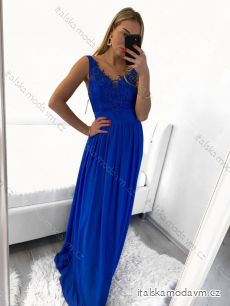 Šaty elegantní dlouhé na ramínka dámské (S/M ONE SIZE) ITALSKÁ MÓDA IMPSH23658L/DU