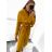 Kabát flaušový dlouhý dámský (S/M/L ONE SIZE) ITALSKÁ MÓDA IMM22SL5079A bordó