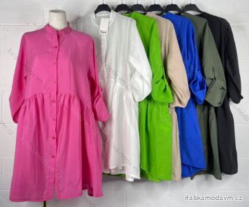 Šaty dlouhý rukáv dámské (S/M ONE SIZE) ITALSKÁ MÓDA IMPBB23F10358