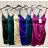 Šaty elegantní na ramínka dámské (S/M ONE SIZE) ITALSKÁ MÓDA IMPLP2352587090