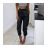 Kalhoty dlouhé koženkové dámské (S/M ONE SIZE) ITALSKÁ MÓDA IMPLP2330350068