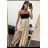 Sukně dlouhá dámská (S/M ONE SIZE) ITALSKÁ MÓDA IMPLP2382962085