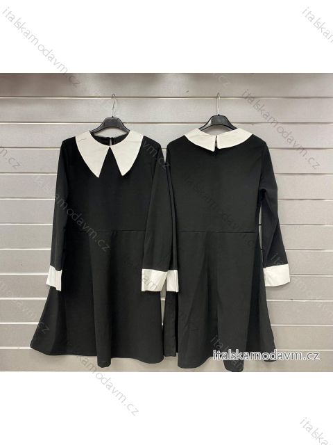 Šaty Wednesday dlouhý rukáv dámské (S/M ONE SIZE) ITALSKÁ MÓDA LIMWGS23563