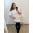 Tričko krátky rukáv dámska nadrozmer (2XL/3XL ONE SIZE) TALIANSKA MóDA IM423037