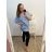 Tričko krátky rukáv dámska nadrozmer (2XL/3XL ONE SIZE) TALIANSKA MóDA IM423037