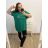 Tričko krátky rukáv dámska nadrozmer (2XL/3XL ONE SIZE) TALIANSKA MóDA IM423037
