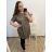 Tričko krátký rukáv dámská nadrozměr (2XL/3XL ONE SIZE) ITALSKá MóDA IM423043