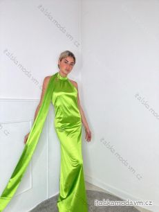 Šaty dlouhé elegantní společenské bez rukávu dámské (S/M ONE SIZE) ITALSKÁ MÓDA IMPBB23A116711