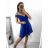Šaty carmen krátké elegantné bez rukávov dámske (S/M ONE SIZE) TALIANSKA MóDA IMM2251300fs/DR staroružová S/M