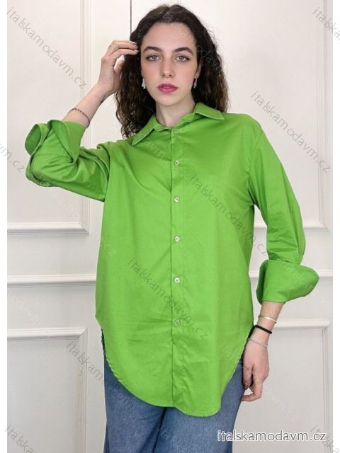 Košeľa dlhý rukáv dámska (S/M ONE SIZE) TALIANSKA MÓDA IMPLP2317350095