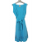 Šaty elegantní letní bez rukávu dámské (S/M/L ONE SIZE) ITALSKÁ MÓDA IM322SIMONE/DRčervená