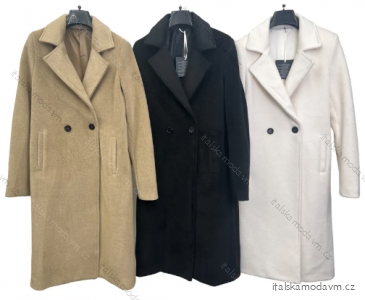 Kabát dlouhý rukáv dámský (S/M ONE SIZE) ITALSKÁ MÓDA IMPLM23410200038