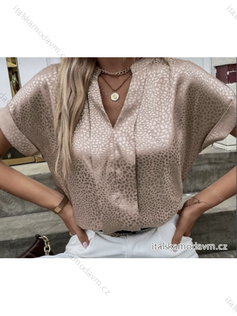 Tunika krátky rukáv dámske (S/M ONE SIZE) TALIANSKA MÓDA IMPGM2310638