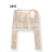 Top/croptop trblietavý s flitrami dlhý rukáv dámsky (S/M ONE SIZE) TALIANSKA MÓDA IMPHD2324073