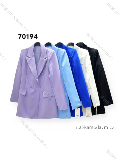 Sako dlouhý rukáv dámské (S/M ONE SIZE) ITALSKÁ MÓDA IMPHD2370194