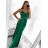 Šaty dlouhé elegantní společenské na ramínka dámské (S/M/L ONE SIZE) ITALSKÁ MÓDA IMPBB23B23376