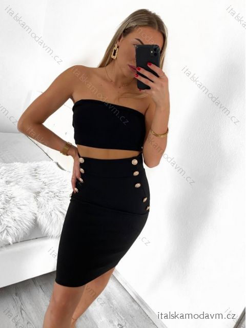 Sukňa puzdrová dámska (S-XL) TALIANSKA MÓDA IMPGM2321026/DU