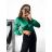 Body alá blúzka elegantný saténové dlhý rukáv dámske (S/M ONE SIZE) TALIANSKA MÓDA IMM2333030/DU S/M ružová