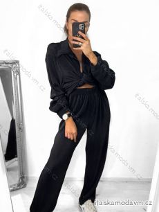 Souprava kalhoty dlouhé a košile dlouhý rukáv dámská (S/M/L ITALSKÁ MÓDA IMPGM2322496/DU