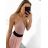 Body tielko elegantné čipkované dámske (S / M ONE SIZE) TALIANSKÁ MÓDA IMM22291/DU S/M červená