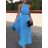 Šaty společenské dlouhé s variabilním vázáním dámské (S/M ONE SIZE) ITALSKÁ MÓDA IMWMY23970