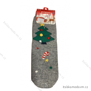 Ponožky teplé zdravotní vánoční veselé dámské (35-42) PESAIL PES20SD10