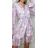 Šaty dlouhý rukáv dámské (S/M ONE SIZE) ITALSKÁ MÓDA IMPBB23F11353