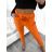Kalhoty dlouhé strečové dámské (S/M ONE SIZE) ITALSKá MóDA IM523002/DU S/M oranžová