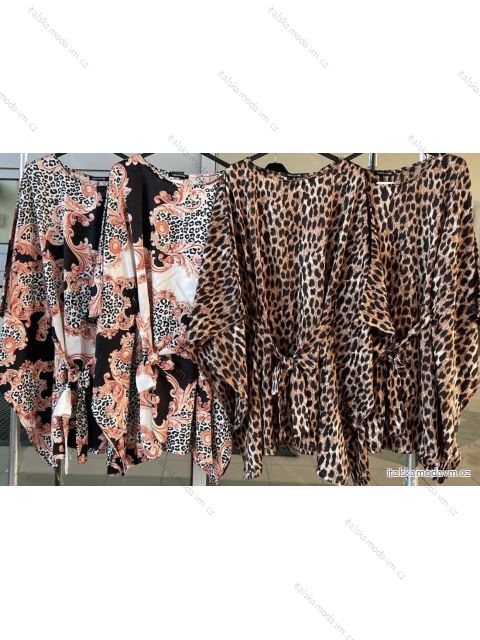 Šaty motýlikové dlhý rukáv dámske (S/M ONE SIZE) TALIANSKA MÓDA IMWK231133