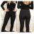 Legíny teplé dlouhé dámské (L-2XL) ELEVEK ELE229930-13 Černá XL