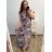 Šaty dlouhé elegantní icecool bez rukávu dámské (M/L, XL/XXL) AINUOSI  ITALSKÁ MODA IMB23GIRA-4/DU XL/2XL Černá
