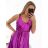 Šaty dlouhé elegantní bez rukávu dámské (S/M ONE SIZE) ITALSKÁ MÓDA IMPLP2357280016/DU S/M královská modrá