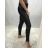 Legíny dlouhé koženkové dámské (XS-XL) moon girl MA5232512-T/DU XL Černá