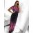 Šaty dlouhé elegantní icecool krátký rukáv dámské (M/L, XL/XXL) AINUOSI  ITALSKÁ MODA IMB239970/DU M/L červená