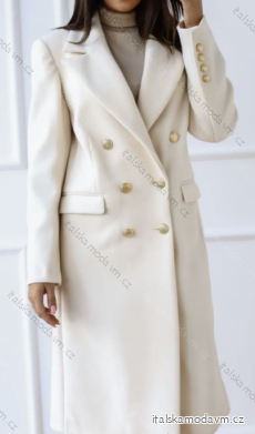 Kabát dlouhý rukáv dámský (S/M ONE SIZE) ITALSKÁ MÓDA IMPCF236243