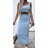 Souprava sukně dlouhá a top na ramínka dámská (S/M ONE SIZE) ITALSKÁ MÓDA IMPLP2350870070